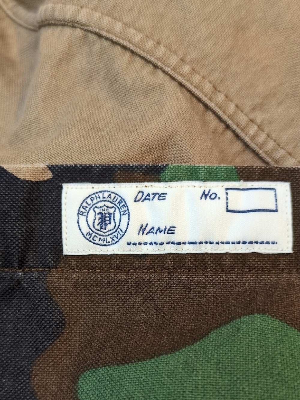 Ralph Lauren Camo Button Down LS Shirt Medium - Picture 5 of 13